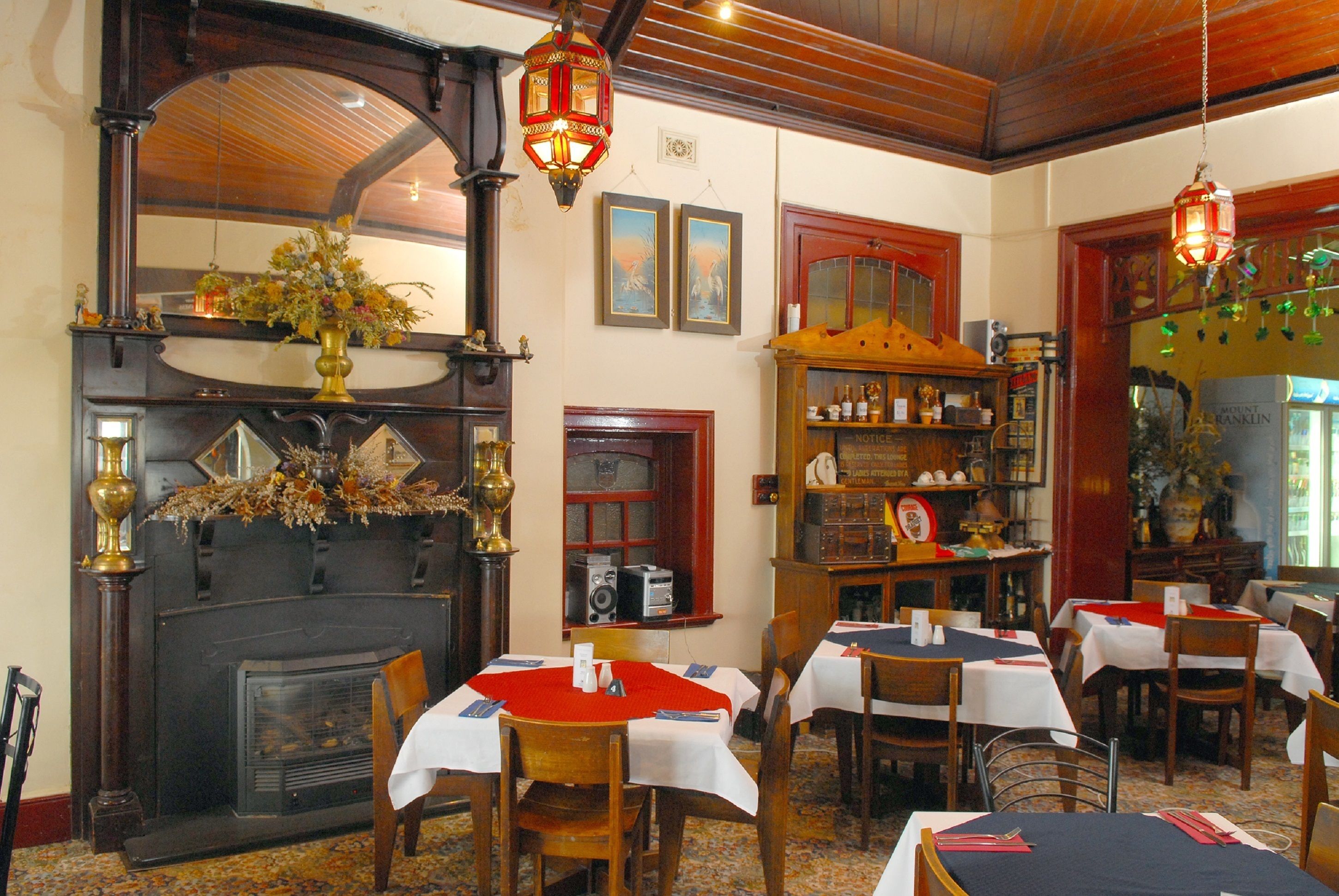 lunch and dinner served, local cuisine