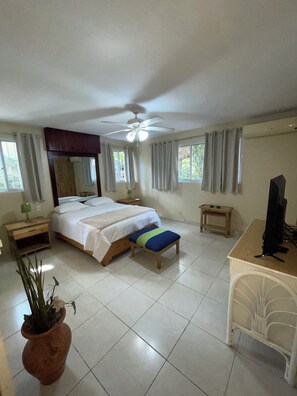 2 bedrooms, in-room safe, iron/ironing board, WiFi