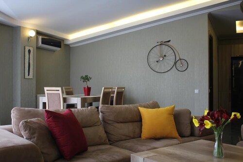 Old apartment overlooking Tiflis