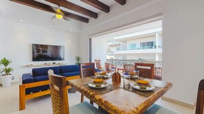 Dining - Extraordinary condo in Urban complex! 2BD Condo for rent in Old Town, Puerto val (Puerto Vallarta)