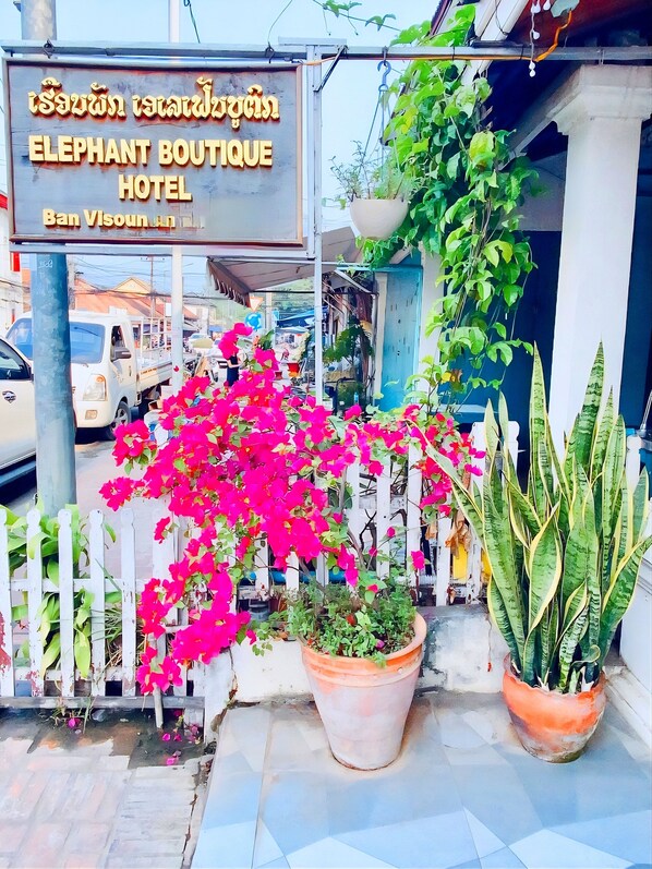 Façade de l’hébergement