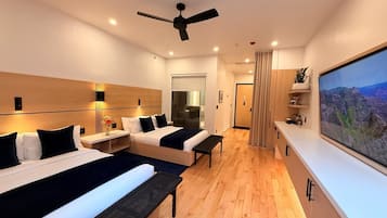 Luxury Room 4 - 2 Queen Beds | Premium bedding, minibar, blackout drapes, iron/ironing board