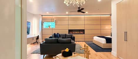 Ropa de cama de alta calidad, minibar y cortinas blackout