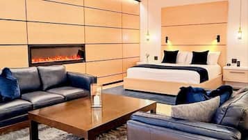 Premium bedding, minibar, blackout drapes, iron/ironing board