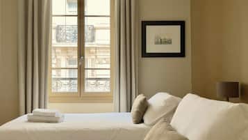 3 bedrooms, iron/ironing board, travel cot, WiFi