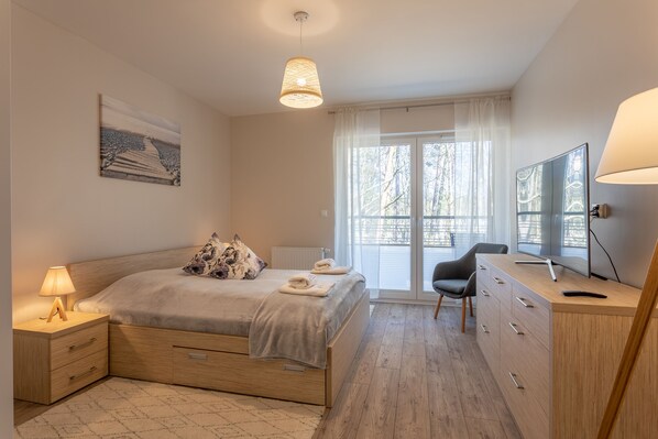 1 soveværelse, strygejern/strygebræt, gratis Wi-Fi, sengetøj