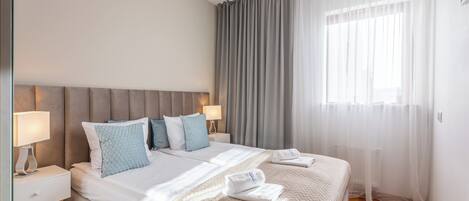 2 多间卧室、熨斗/熨衣板、免费 WiFi、床单