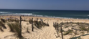 Landaise house with heated pool in a holiday residence in Vieux Boucau