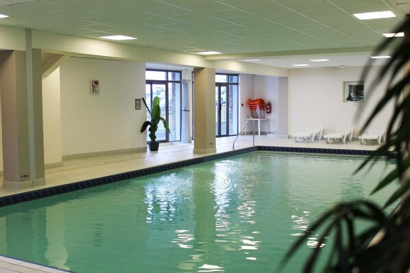 Indoor pool, a heated pool
