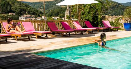 Charming 19th century house with heated swimming pool in Vals les Bains-ArdĂšche