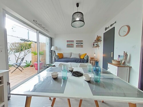Studio renoviert, Nähe Strand, Terrasse, max. 4 Personen, Parkplatz, 3-Sterne, Noirmoutier-en-l'Île