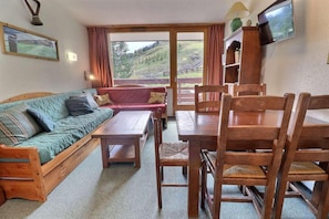 Living area - 150m from resort center, Ground floor, balcony, 40m², Méribel-Mottaret (Méribel - Les Allues)