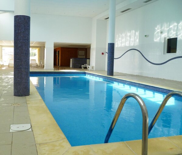 Indoor pool, a heated pool