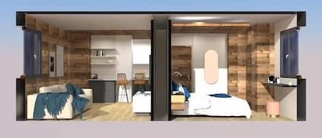 1 chambre, Wi-Fi