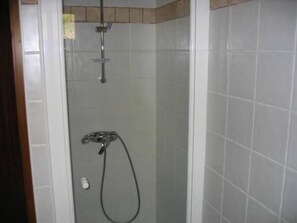 Shower, hair dryer