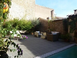 Indoor pool, outdoor pool
