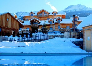 Exterior - Wifi, swimming pool, terrace, balcony, parking, tv, 33m², Les Orres (Les Orres)