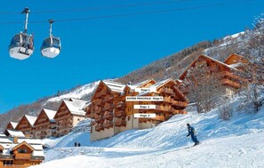 Exterior - 1st floor, balcony, ski locker, 32m², Valloire (Valloire)