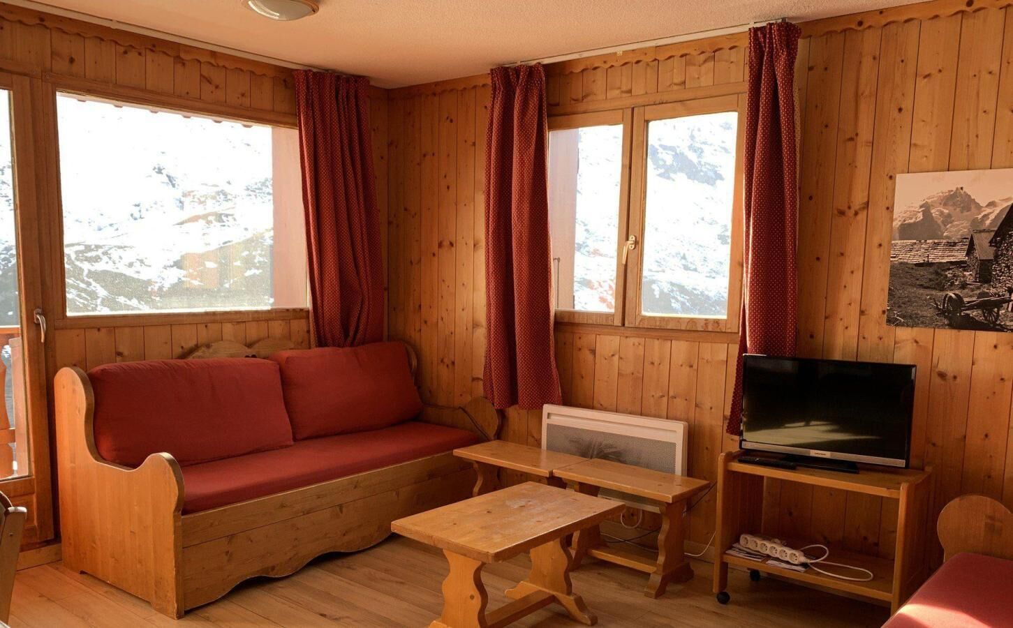 10m From Ski Slopes, 1st Floor, Balcony, Tv, Ski Locker, 58m², Les Menuires - France