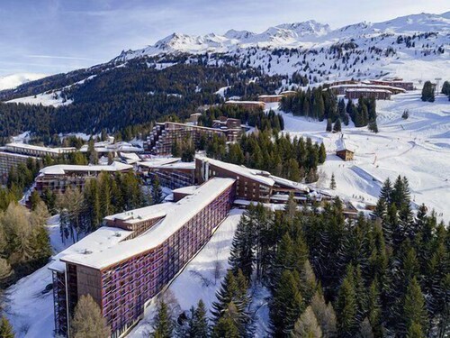 100m from ski slopes, 6th floor, view mountain, tv, 24m², Les Arcs
