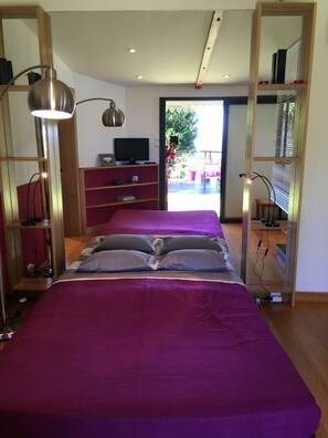 1 bedroom, iron/ironing board, free WiFi, bed sheets - Studio "Fleur de Canne": independent quiet very comfortable garden sea view (Piton Saint-Leu)