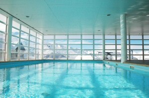 Indoor pool, a heated pool