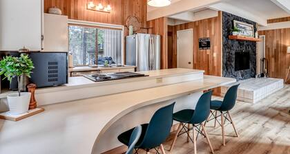 Dog-friendly home with pool, private sauna, & golf course view