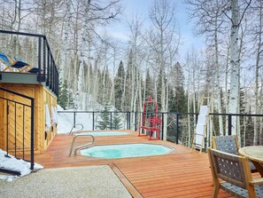 Outdoor spa tub - Top of the Village - Slope 204 (Snowmass Village)