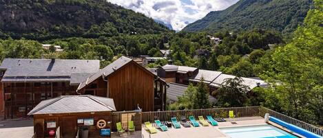 Una piscina riscaldata