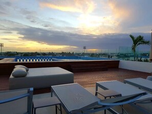 Rooftop pool
