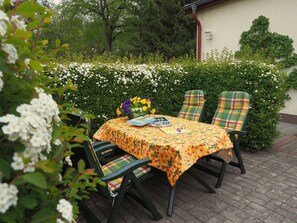 Outdoor dining - Apartment 2 - Us Klausing (Heringsdorf)