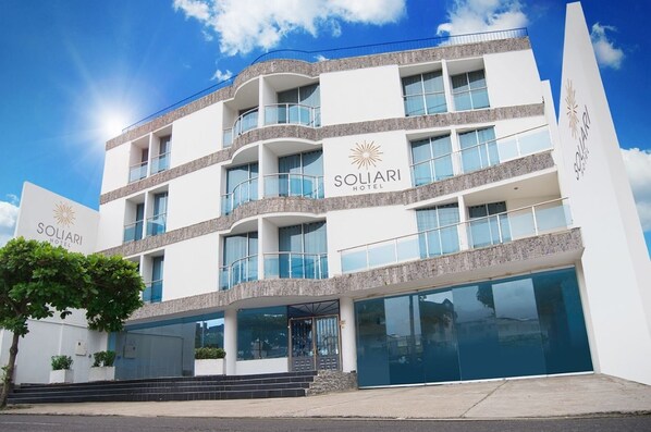 Façade de l’hébergement