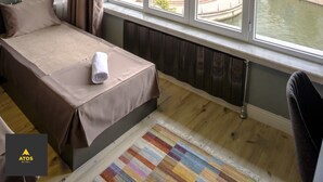 1 bilik tidur, cadar kapas Mesir, peralatan tempat tidur premium 