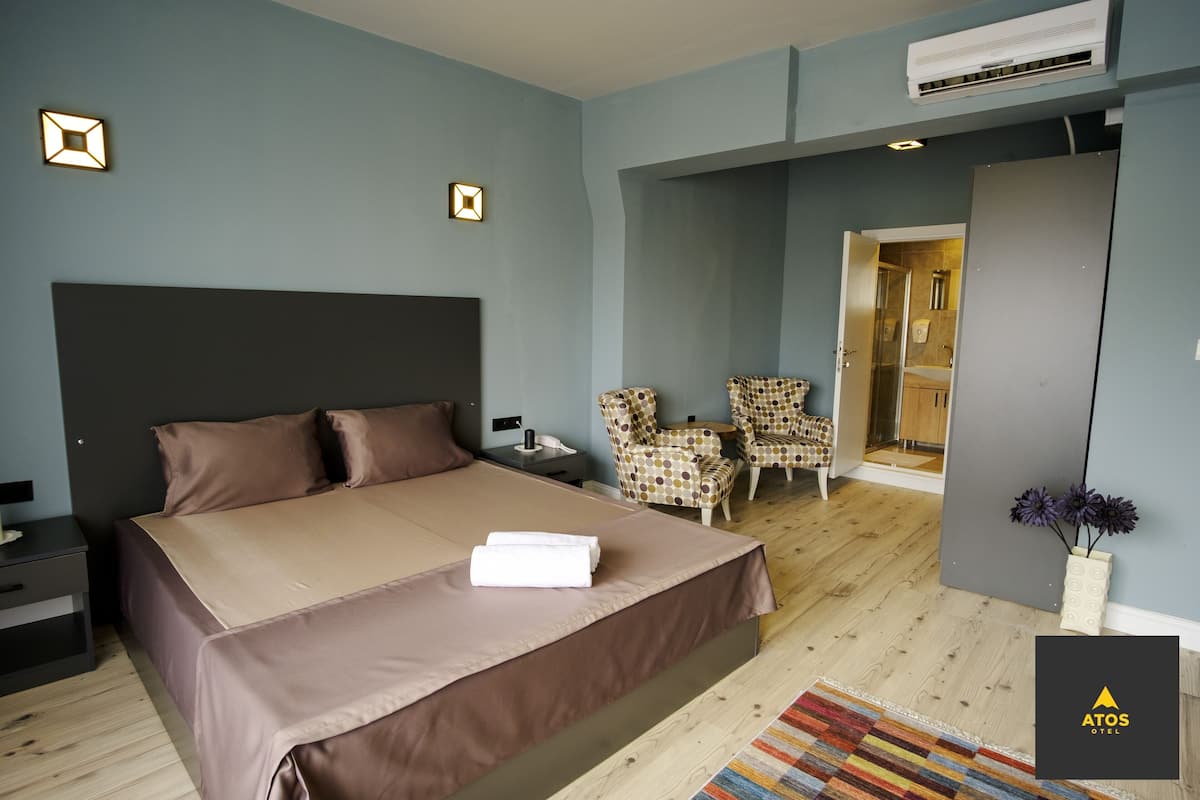 1 kamar tidur, seprai katun Mesir, seprai premium, dan minibar