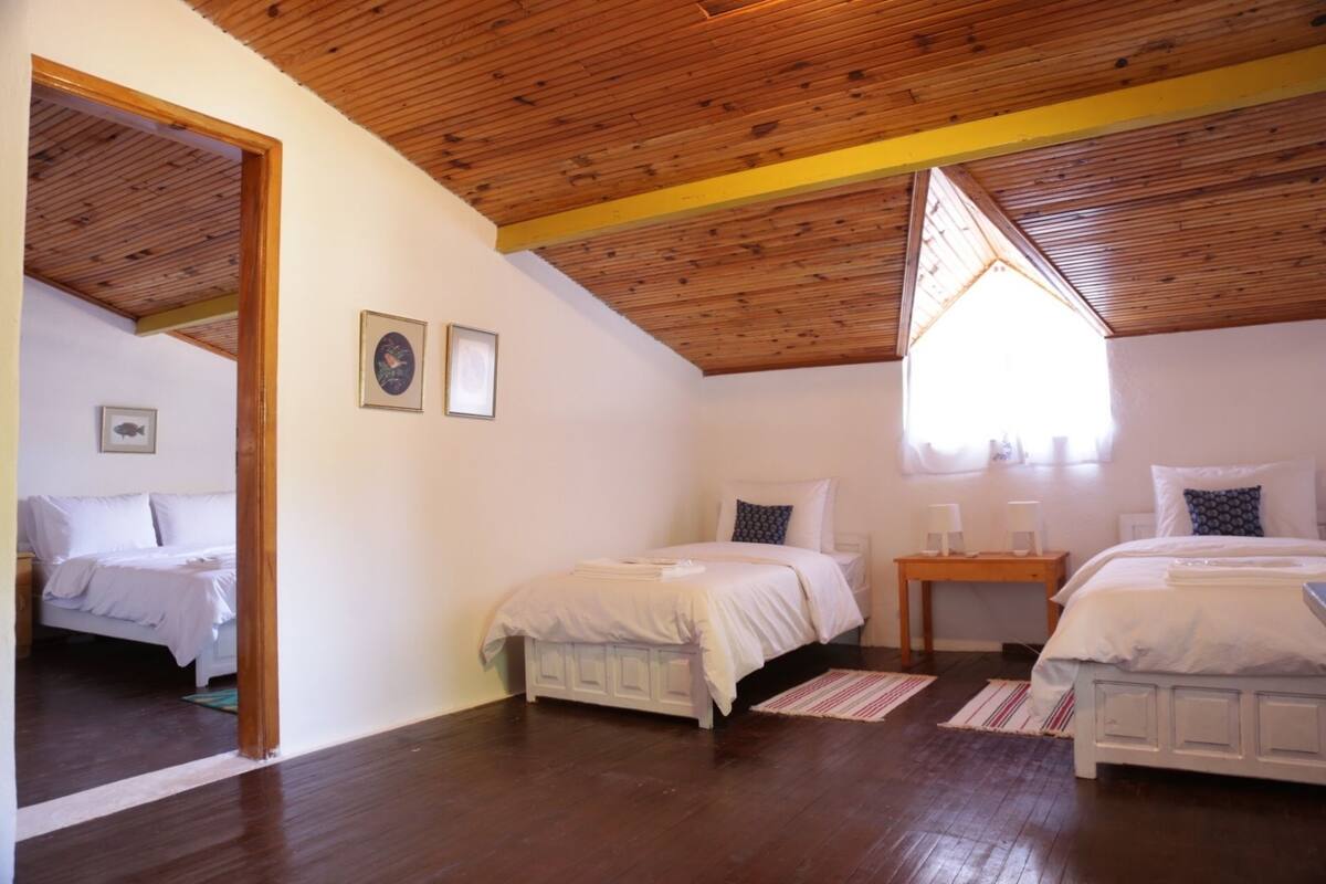 Family Room | Desk, soundproofing, WiFi (free), bed sheets