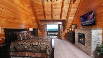 Mökki, useita sänkyjä, poreamme, vuoristonäköala | 9 makuuhuonetta, silitysrauta/-lauta, ilmainen Wi-Fi, vuodevaatteet