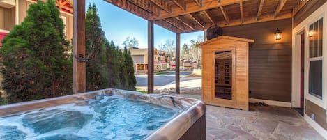 House, Multiple Beds, Hot Tub | Terrace/patio