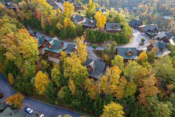 Aerial view - Moonlight and Memories - Two Bedroom Cabin (Sevierville)