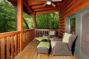 小屋, 多張床, 熱水浴缸 | 陽台