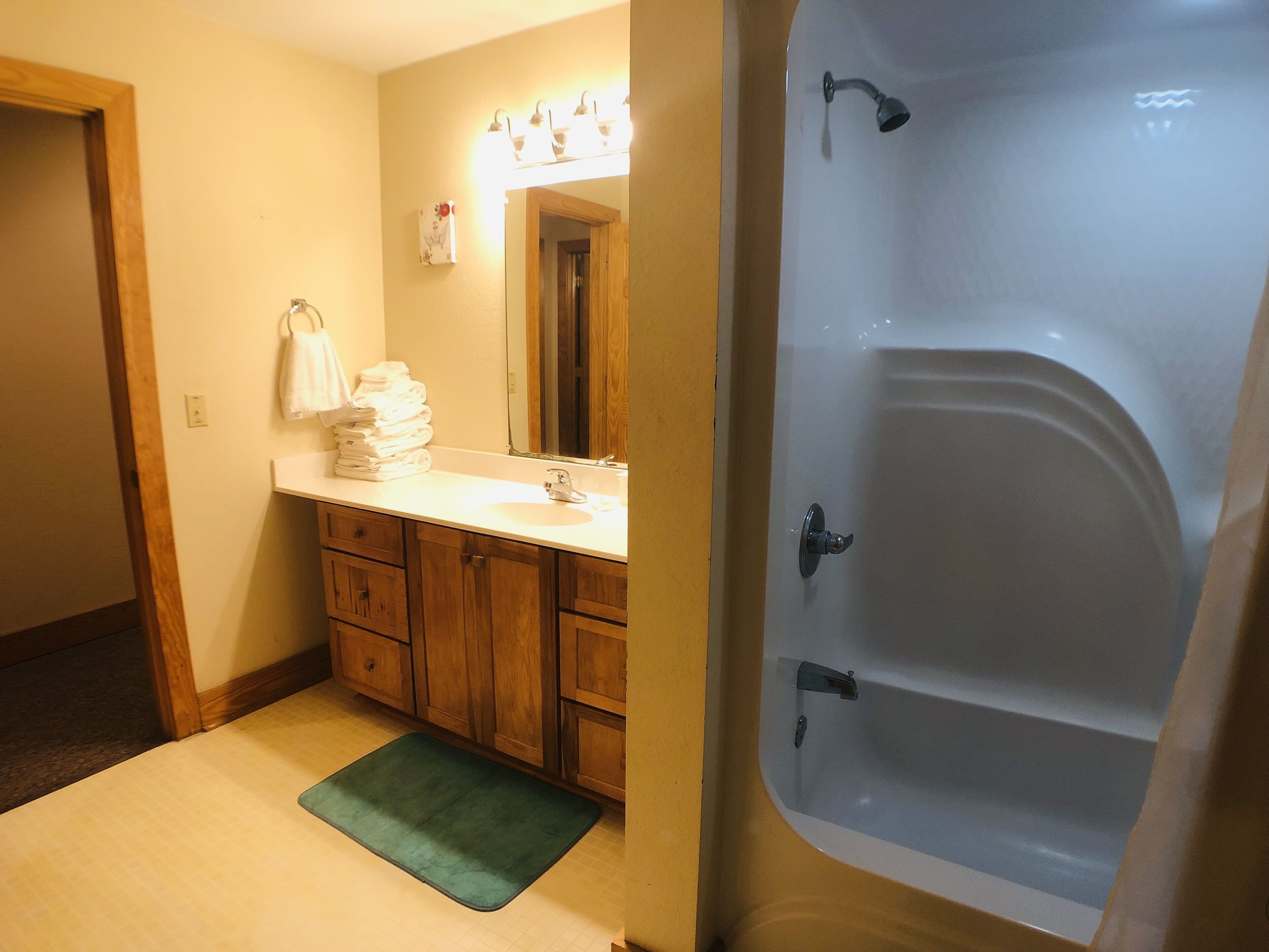 Condo, Multiple Beds, Hot Tub | Bathroom | Designer toiletries, hair dryer, towels, toilet paper