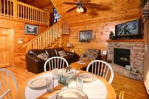 TV, 벽난로, MP3 도킹 스테이션