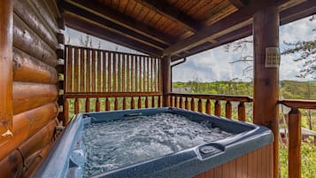 Cabin, Multiple Beds, Hot Tub, Mountain View | Property grounds