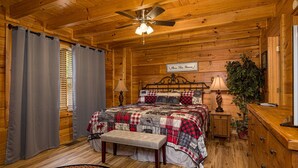 Cabin, nhiều giường, bồn tắm nước nóng, quang cảnh núi | 2 phòng ngủ, trang trí khác biệt 