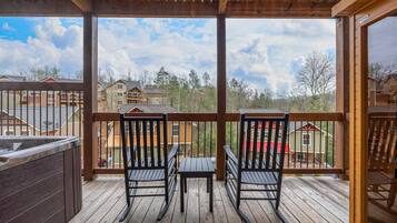 House, Multiple Beds, Hot Tub | View from room