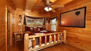 Cabin, Multiple Beds, Hot Tub, Mountain View | 2 bedrooms, individually decorated, individually furnished, free WiFi