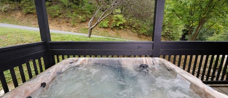 Huis, meerdere bedden, hot tub | Kameruitzicht