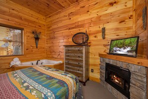 Cabane, plusieurs lits, bain à remous, vue montagne