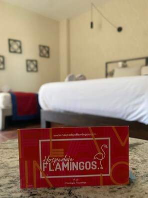 标准双人房, 2 张双人床 | 免费 WiFi、床单