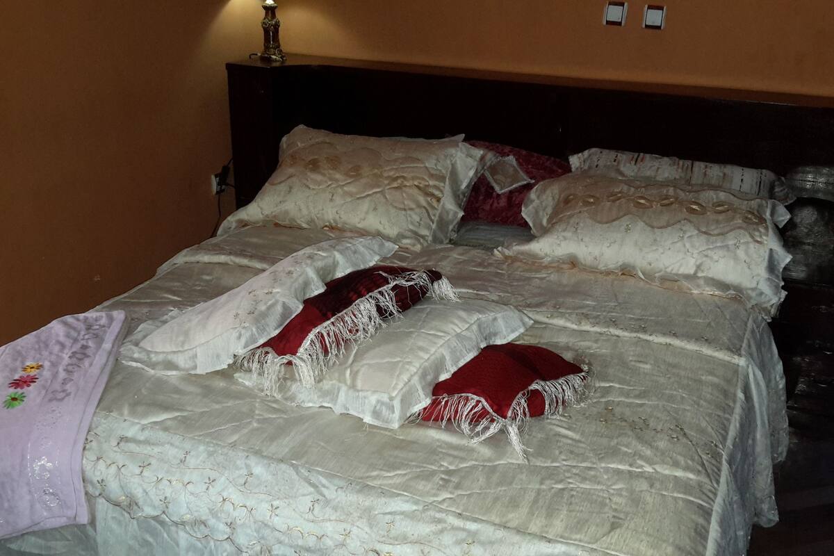 Standard Double Room | Iron/ironing board (on request), WiFi (surcharge), bed sheets