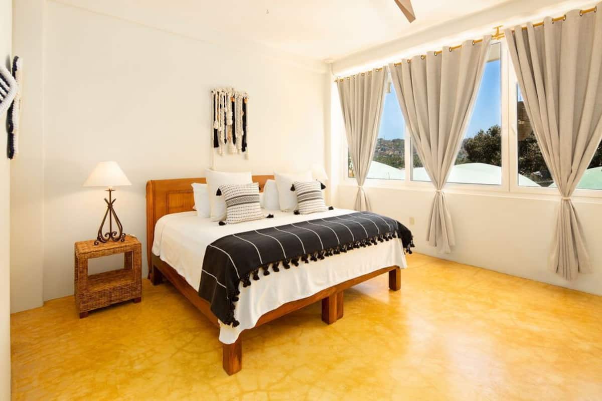 1 Bdr Las Hermosas | 1 chambre, coffre-fort, fer et planche à repasser